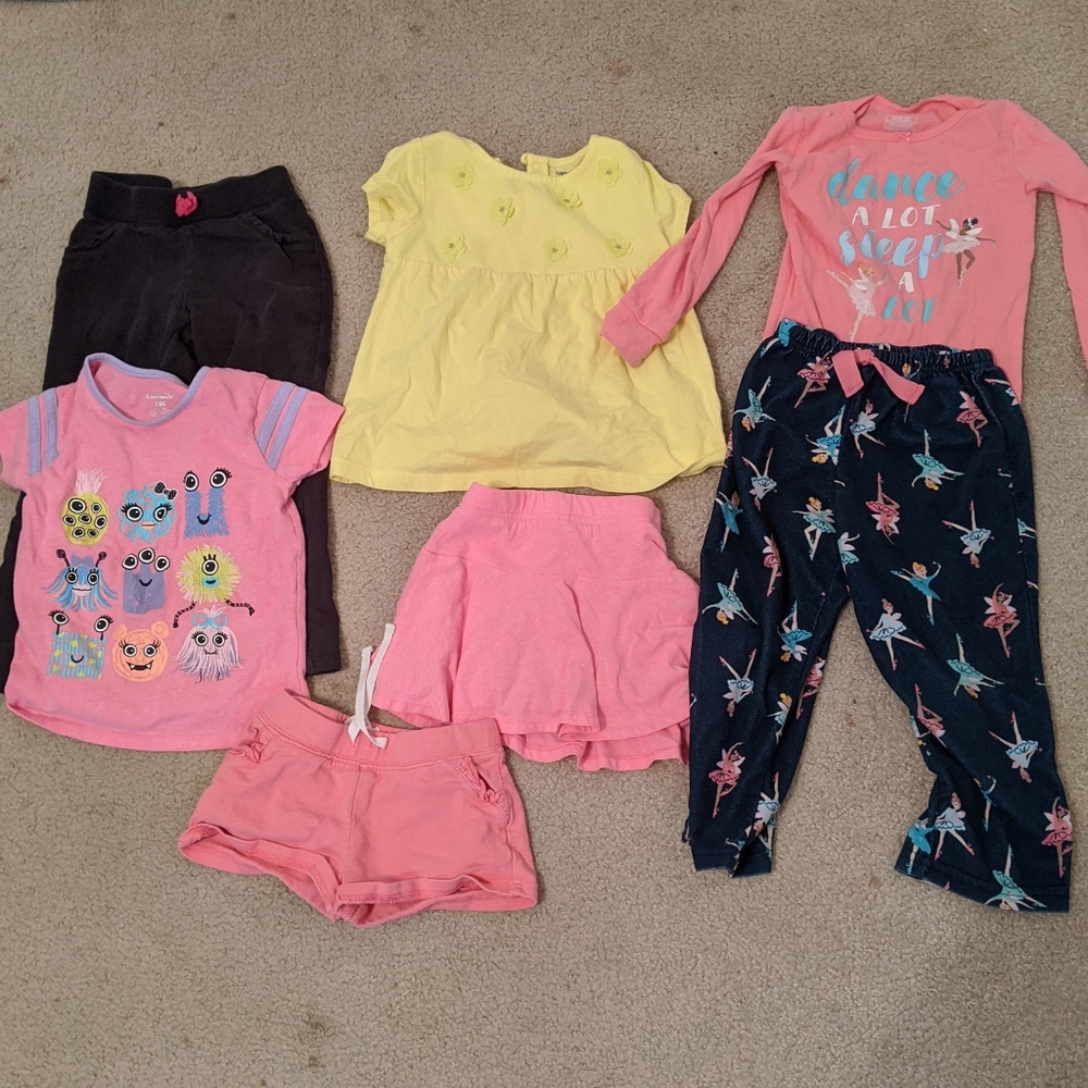 (7) piece 4T toddler girl clothes